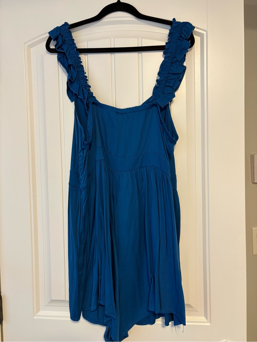 Torrid Blue Ruffle Strap Romper - Picture 3 of 3
